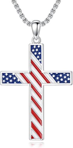 Cross Necklace for Men Women 925 Sterling Silver Cross Pendant Necklace Christian Religious Jewelry Gifts for Anniversary in Saudi Arabia