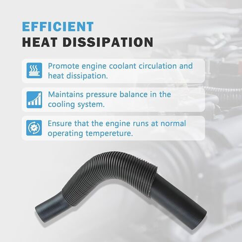 Lower Radiator Hose Compatible with Chevrolet Avalanche Tahoe Silverado 1500 2500 3500 Suburban Replacement for GMC Sierra 1500 2500 3500 Yukon Replace# 88908692 24403L 22827735 22437 in Saudi Arabia