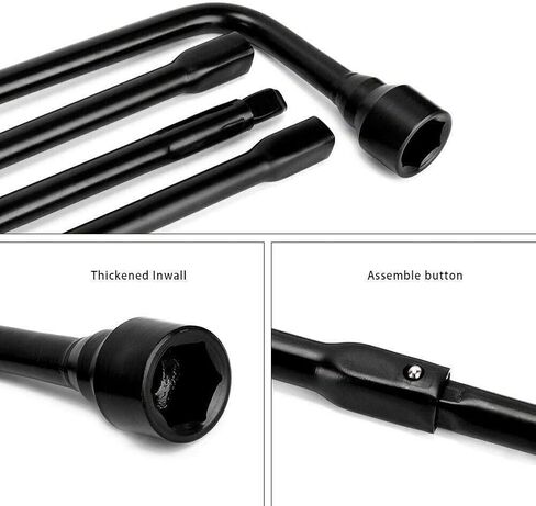 Spare Tire Tool Set Kit Fit for Chevrolet Silverado GMC Sierra 1500 2500 3500 (2000-2014), Tire Lug Wrench Extension Jack Tool Kit Set Pickup Truck with Bag in Saudi Arabia
