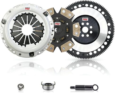 CMP Stage 4 Race Clutch Kit with Chromoly Flywheel for Acura 1994-2001 Integra 1.8L B18, 1999-2000 Civic Si 1994-1997 Civic Del Sol VTEC 1.6L B16 1997-2001 CR-V 2.0L B20 in Saudi Arabia