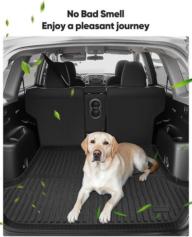 Floor Mats Cargo Liner for Toyota RAV4 2012-2006 (5 Seats Only) All Weather Carpet for RAV-4 2006 2007 2008 2009 2010 2011 2012 TPE Rubber Car Mats & Trunk Mat Accessories Full Set in Kuwait