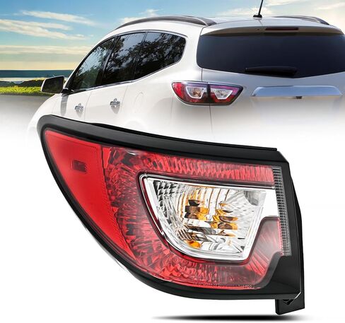 Nilight Taillight Assembly Compatible with 2013 2014 2015 2016 2017 Chevrolet Chevy Traverse Outer Tail Light Replacement OE Style Driver and Passenger Side in Saudi Arabia