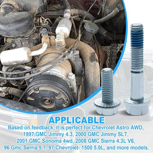 Water Pump Mounting Hardware Kit 902-804 for GMC & Chevrolet 1996-2014 Series,Water Pump Bolt Kit Compatible with Select Models in Saudi Arabia