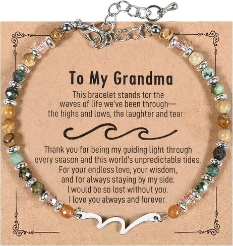 Friendship Wave Bracelet - Sister Friend Bestie Gifts for Women, Christmas Stocking Stuffers, Birthday Gifts, in Saudi Arabia