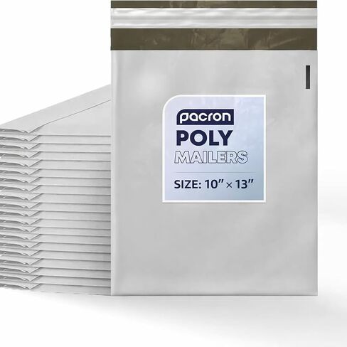 10x13 Poly Mailers 500 Pack – Professional Shipping Bags for Apparel & Soft Goods – Self Seal Tamper-Proof Envelopes – Heavy Duty Waterproof & Privacy Shielding Mailing Bags in Kuwait