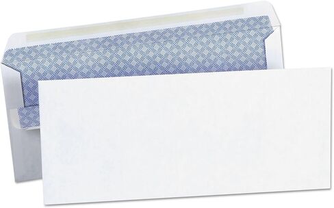 Universal 36102 Self-Seal Security Envelope, Window, 10, 4 1/8 x 9 1/2, White, 500/Box in Saudi Arabia