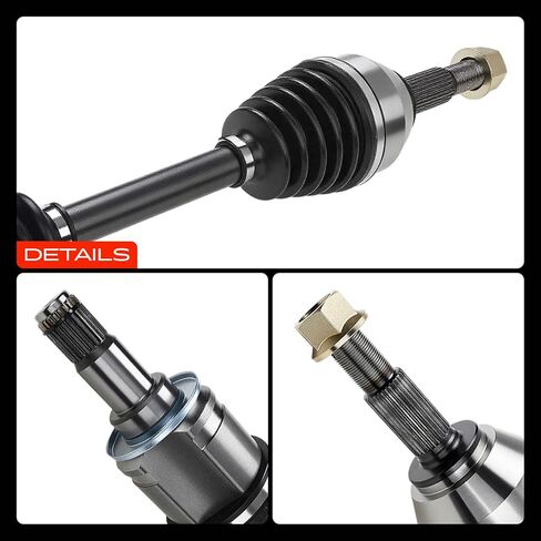 A-Premium CV Axle Shaft Assembly - Compatible with Nissan Altima Hybrid 2007 2008 2009 2010 2011, 2.5L, Automatic CVT Transmission - Front Right Passenger Side, Replace# 39101JA020 in Saudi Arabia