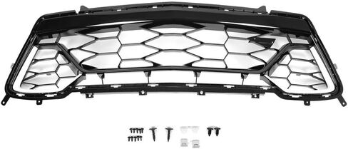 Black Plastic(ABS) Lower Grille Front Bumper Grill Assembly Mesh Honeycomb Fit For Chevrolet Camaro SS 2016 2017 2018 Heat Corrosion Impact Resistant Waterproof in Kuwait