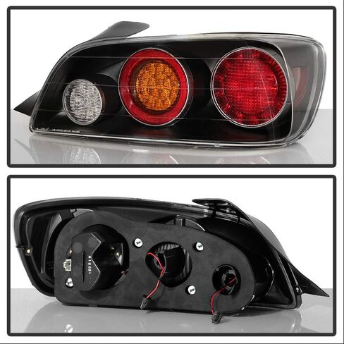 ACANII - For Black 2004-2009 Honda S2000 AP2 FULL LED Tail Lights Lamps 04-09 Left+Right in Saudi Arabia