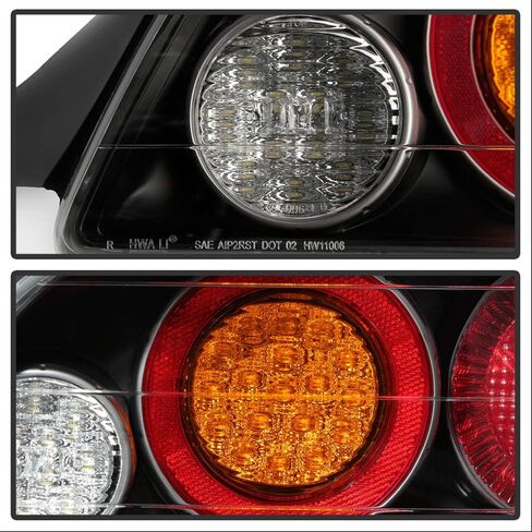 ACANII - For Black 2004-2009 Honda S2000 AP2 FULL LED Tail Lights Lamps 04-09 Left+Right in Saudi Arabia