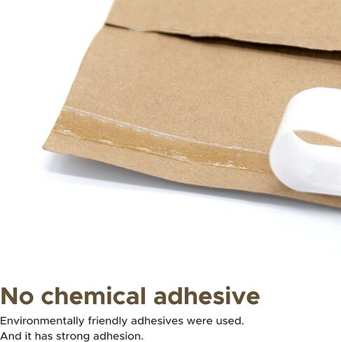 بريد مبطن على شكل قرص العسل من كرافت، 7.2 × 9.6 بوصة، مغلفات سميكة للشحن والتعبئة، ورق ممتاز معاد تدويره، جزء علوي ذاتي الغلق مقاوم للتلاعب، 10 عبوات (7.2 × 9.6 بوصة) in Kuwait