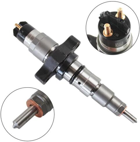 0445120238 0986435505 Diesel Fuel Injectors& Connector 6PCS Common Rail Fuel Injectors Compatible with Dodge Ram Cummins 5.9L 2004-2009 in Kuwait