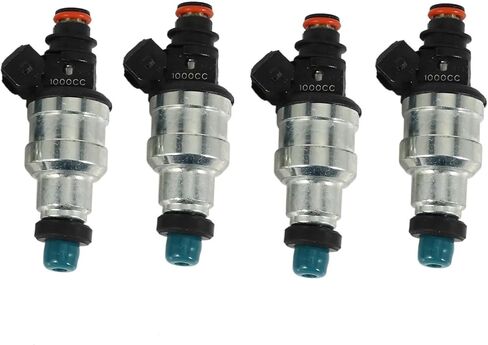 4Pcs 1000Cc Fuel Injector Compatible For Honda Civic Acura Integra B16 B18 B20 D15 D16 D18 F22 H22 80LB in Kuwait