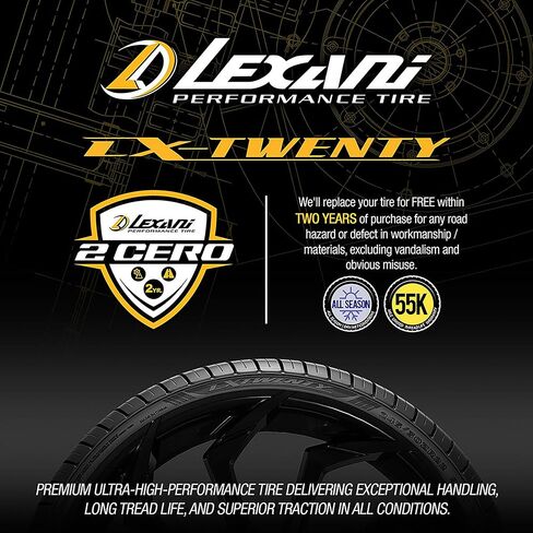 Lexani LX-Twenty Performance 275/50R20 109H Passenger Tire in Kuwait