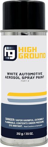 HIGH GROUND Factory Matched Automotive Spray Paint for Chrysler Dodge Jeep Automobiles (PXJ Diamond Black Crystal Solvent) in Kuwait