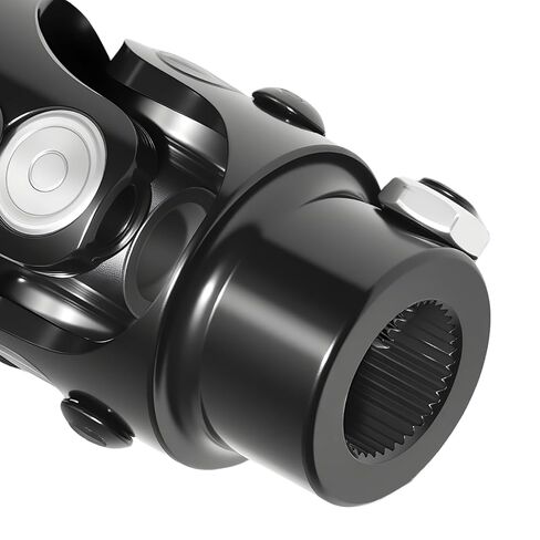 13/16"-36 Spline x 3/4" DD Black Single Universal Joint for Steering Shaft in Saudi Arabia