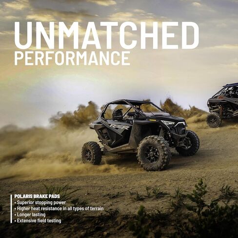 مجموعة وسائد فرامل Polaris لنماذج RZR Pro R وPro S وTurbo R المحددة، تتضمن وسادتين ومشابك تآكل، OEM أصلي - الجزء 2211640 in Saudi Arabia