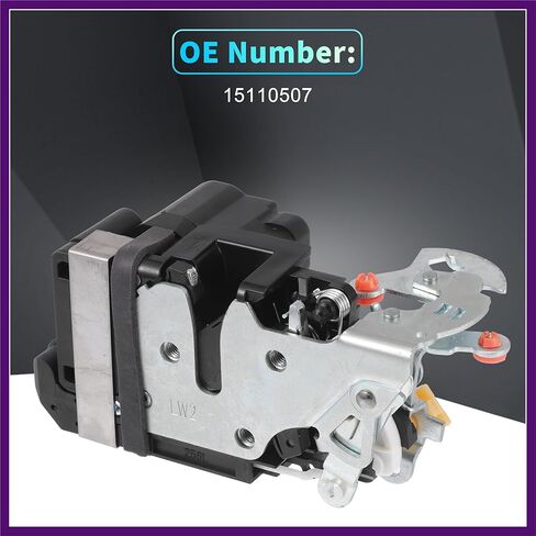 Replacement Front Left Driver Side Power Door Lock Actuator Motor for GMC Envoy for Chevrolet Trailblazer Door Latch Actuator Assembly No.15110507 Black Premium Fit Design in Saudi Arabia