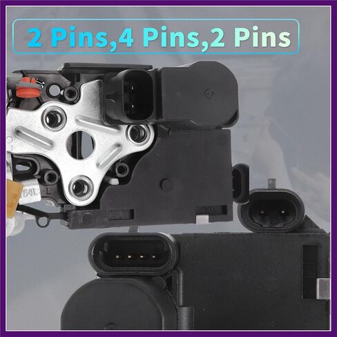 Replacement Front Left Driver Side Power Door Lock Actuator Motor for GMC Envoy for Chevrolet Trailblazer Door Latch Actuator Assembly No.15110507 Black Premium Fit Design in Saudi Arabia