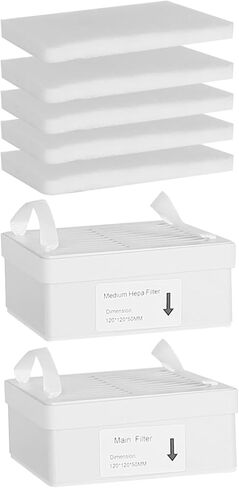FumeClear FC2004 Replacement Filters Sets For The FC2004 Fume Extractor 1st&2nd&3rd Layer Pre-Filter Hepa Carbon Filter Sets in Saudi Arabia