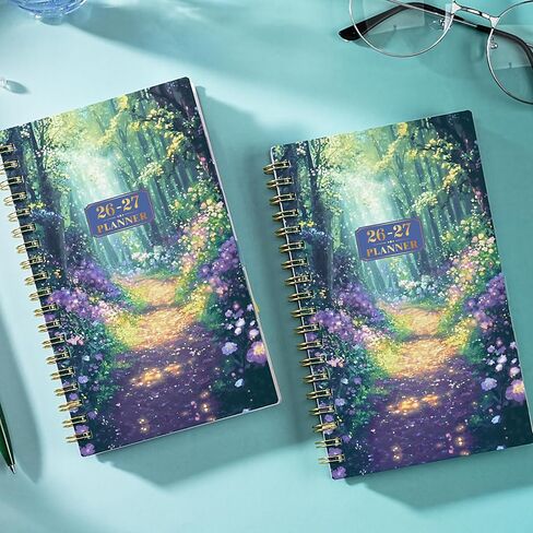 2026-2027 Pocket Calendar/Planner - Weekly & Monthly Pocket Planner for Purse, JUL. 2026 - JUN. 2027, 6.8" x 4.1", Pocket Planner 2026-2027, Strong Twin - Wire Binding in Kuwait