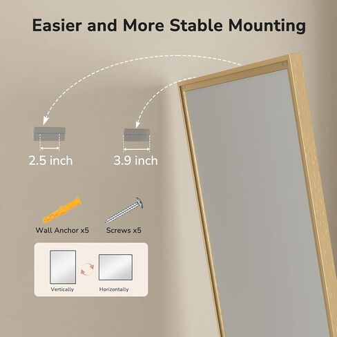 ushower 2 حزمة مرايا الحمام السوداء لأكثر من بالوعة 24x36 بوصة، الألومنيوم مؤطرة مرآة الغرور مستطيلة للجدار، غرفة نوم، غرفة المعيشة، مدخل، مكافحة الصدأ، الزجاج المقسى HD، أفقي / عمودي in Kuwait