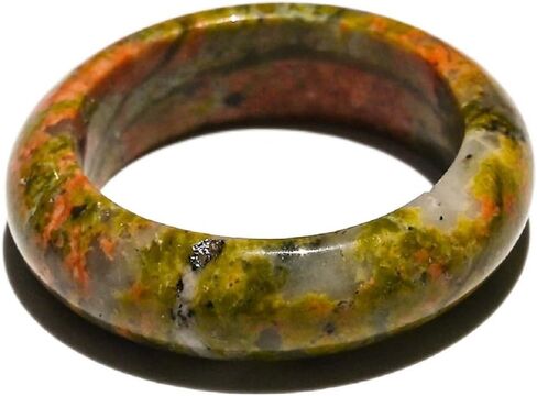 Natural Crystal Healing Agate Stone Ring Meditation Accessory for Men or Women in Saudi Arabia