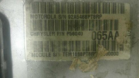 Engine ECM Control Module Fits 1999 99 Compatible with Dodge Dakota P56040065AA 56040065AA in Saudi Arabia