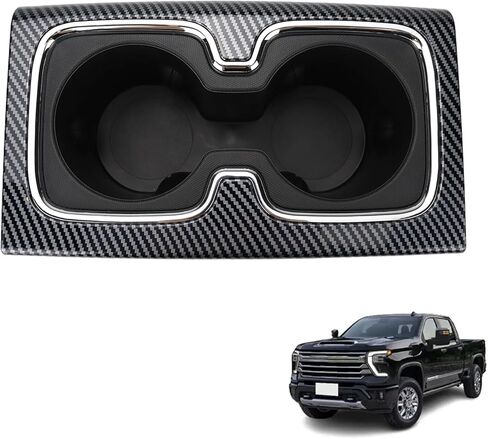 Center Console Cup Holder Compatible with Chevy Chevrolet Silverado 1500HD 2500HD 3500HD GMC Sierra 1500HD 2500HD 3500HD 2014 2015 23467147 23177378 in Kuwait