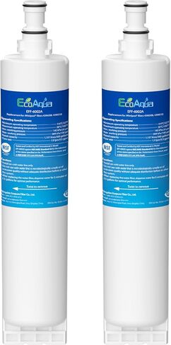 فلتر بديل EcoAqua EFF-6002A، بديل لـ Whirlpool 4396508، 4396510، Kenmore 46-9010، مرشح EveryDrop 5، NLC240V، EDR5RXD1، عبوتان in Kuwait
