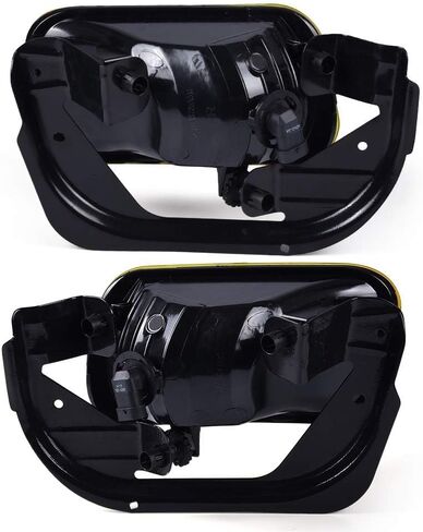 G-PLUS Front Bumper Fog Lights Assembly Compatible With Dodge RAM 1500 2009 2010 2011 2012 Yellow Lens Driving Fog Lamps w/Bracket + H10 12V 42W Halogen Bulbs in Saudi Arabia