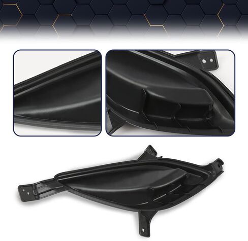 مجموعة أغطية مصابيح الضباب PIT66 متوافقة مع 2011-2013 Hyundai Elantra 2 قطعة للسائق والراكب هالوجين أسود 865643Y000، HY1039112، 865633Y000، HY1038112 in Saudi Arabia