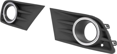 HECASA Pair Fog Light Bezel w/Chrome Ring Set Compatible with 2012-2015 Honda Pilot Replacement for 71107SZAA50 71102SZAA50 HO1039145 HO1038145 Front Fog Lamp Cover Trim Driver&Passenger Side 4 Pcs in Saudi Arabia