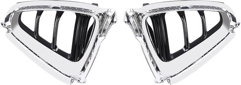HECASA Right Fog Light Bezel Compatible with 2016-2018 Kia Optima Side Front Fog Light Lamp Cover Trim RH Chrome Painted Replacement For KI1039155 86524D5210 in Saudi Arabia