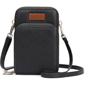 SENDEFN Small Leather Crossbody Bag for Women Cell Phone Crossbody Purse Bags with Shoulder Strap with 4 Card Slots in Kuwait