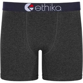 ملابس داخلية قصيرة للرجال من Ethika، ملابس داخلية قابلة للتمدد في 4 اتجاهات - منقط داكن (DGY، M) in Kuwait