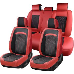 FLORICH Seat Covers Full Set, Leather Seat Covers for Cars, Car Seat Protector Waterproof Breathable, Universal Automotive Seat Covers, Front and Rear Car Seat Cover Fit for Most SUV Pick-up Truck in Kuwait