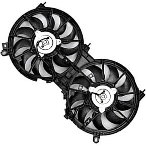 Dual Radiator and Condenser Fan Assembly for Nissan Murano 2009 2010 2011 2012 2013 2014 for Nissan Quest 2011 2012 2013 2014 2015 2016 2017 1 X in Saudi Arabia