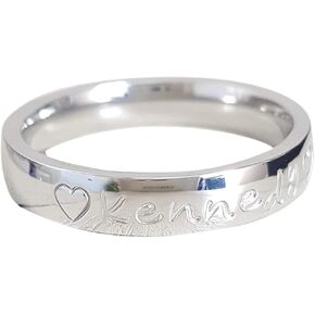 Name Ring Hand Stamped Stainless Steel in Kuwait