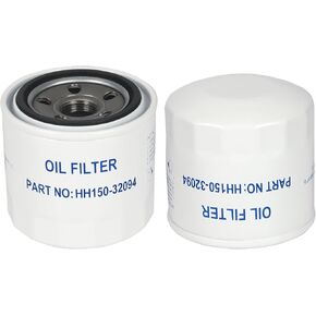 2 Pack Oil Filter HH150-32094 Compatible with Kubota BX2200 BX22 BX23 B20 B21 B26 ZD1211 B6100 B6200 B7100 Tractors in Saudi Arabia