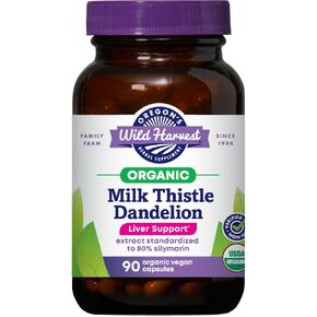Oregon's Wild Harvest Milk Thistle Dandelion - Extract Standardized to 80% Silymarins (90 Capsules) in Kuwait