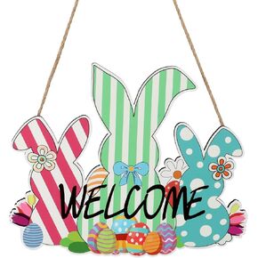 Interchangeable Seasonal Welcome Door Sign St. Patrick's Day, Rustic Round Wood Wreaths Wall Hanging outdoor Porch Front Door Decor for Housewarming Gifts, Welcome to Our Home Sign for Spring Summer Fall Winter All Seasons Holiday Easter in Kuwait