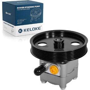 KELOKE Power Steering Pump, with pulley, Compatible with Volvo 1999-2005 C70/V70 1999-2004, S60 2001-2004, S70 1999-2000, S80 1999-2005, XC70 2003-2004. 2.3L 2.4L 2.5L 2.8L 2.9L. Replace# 8603050 in Kuwait