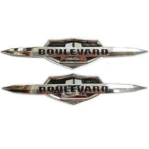 3D Chrome Gas Fuel Tank Badge Emblem Decals Sticker Compatible with Suzuki Boulevard M109R C50T M90 C90T S40 M95 S83 C50 M50 VL800 VZ1500 in Kuwait
