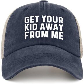 GET Your Kid AWAYS from ME Hat Trucker Hat Women Trendy Mesh Baseball Cap for Summer in Kuwait