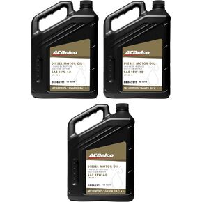 ACDelco Gold 10-9214 (88865911) CK-4 Diesel 15W-40 Motor Oil - 1 gal (Case of 3) in Kuwait