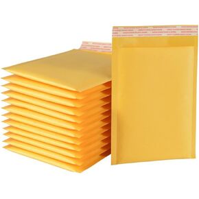 10 Pack Kraft Bubble Mailers 6x9 Inch,Padded Envelopes 6x9",Waterproof Bubble Wrap Envelopes 6x9" Self-Seal Shipping Bags for Beauty Business Packaging Bags in Saudi Arabia