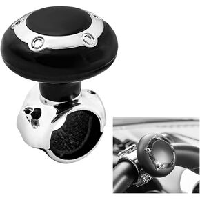 Sun Walker Steering Wheel Knob Spinner, 360-Degree Rotatable Steering Wheel Spinner Auxiliary Booster with Metal Bearing, Durable Driving Power Handle Knob Suitable for Car Truck Boat in Kuwait