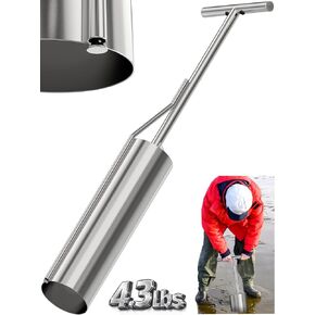 SturdyShape Clam Gun V3 33in - The Clam Gun for Clamming HD Stainless Steel - Our Clam Guns with Vent Tools are a Must-Have Clamming Equipment - 5in Clam Tube Diameter in Kuwait
