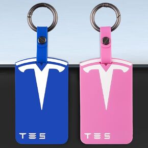 حافظة حامل بطاقات المفاتيح من السيليكون متوافقة مع Tesla، غطاء حماية المفاتيح بما في ذلك سلسلة المفاتيح الآمنة، قطعة واحدة in Kuwait